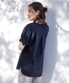 Tiaclasse 【UVケア・接触冷感】“あまラク” ボリュームパフスリーブカットソーチュニック