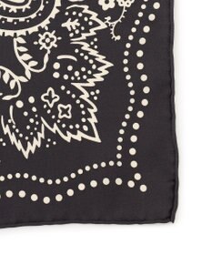 23区 【滝沢眞規子さん着用】manipuri ペイズリーモチーフ バンダナ シルク スカーフ