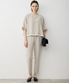 ICB L 【先行予約・WEB限定カラーあり】 FluidBackSatin クロップドブラウス