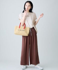 ANY ANYファンクションワイドフレンチスリーブTシャツ