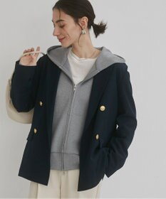 WEGO 【ANGIE VINTAGE/S/Mサイズ展開 / オケージョン対応 / セレモニー対応】ゴールドボタン テーラードジャケット / 金ボタン ダブル ブレザー