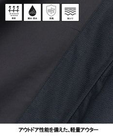 GOTAIRIKU 25年新作/3シーズン対応【仕事で着用可】メランジカルゼ フーデッドブルゾン_無地