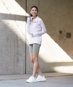 OP／FILA 【FILA】ラッシュガードブロックメッシュ スタンドカラージャケット