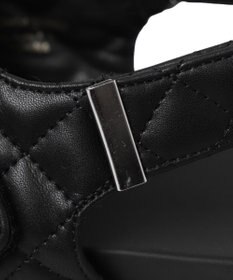 WEGO 【MLサイズ展開】厚底キルティングサンダル