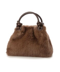 UNBILLION カシュカシュ cachecache / ミンク風フェイクファーノットハンドルバッグ