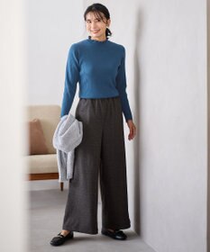 ANY 【洗濯機可】ウォームニットフリルプルオーバー