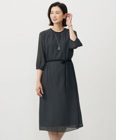 【試着のみ】Na＋h フロッキープリントのワンピース フロッキープリントワンピース | ドレス | JUSGLITTY（ジャス