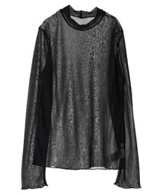 earth music&ecology シアーハイネックメロープルオーバー