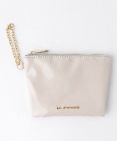 LA BAGAGERIE ポーチ付きエナメルトート Sサイズ