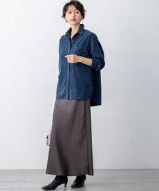 23区 【見上愛さん着用/Oggi11月号掲載】コットン コーデュロイ シャツ