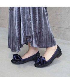MODE ET JACOMO <MODE ET JACOMO>ラウンドリボンバレエシューズ