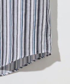 JOSEPH ABBOUD 【サステイナブル】ソアロンストライプ 半袖 シャツ