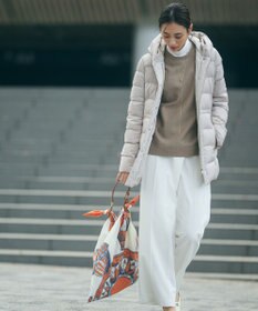 23区 【洗える】ポリエステルレーヨン ラップディテール パンツ