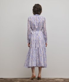 GRACE CONTINENTAL ダマスク柄風プリントワンピース