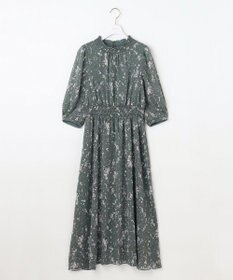 ANY SIS 【洗える】ニュアンスプリント ワンピース