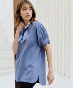 Tiaclasse 【UVケア・接触冷感】“あまラク” ボリュームパフスリーブカットソーチュニック