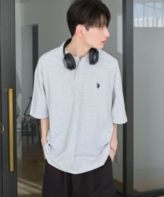 WEGO 【ユニセックス着用ITEM/MLサイズ展開】別注USPOLO　ヘビーウェイトポロT