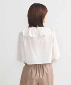 earth music&ecology ラッフルフリルシャツ