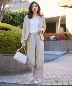 ANY L 【洗濯機可能/接触冷感/UVケア/イージーケア】清涼リラックスパンツ