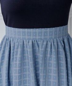 Tiaclasse 【洗える】異素材ドッキングワンピース