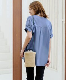 Tiaclasse 【UVケア・接触冷感】“あまラク” ボリュームパフスリーブカットソーチュニック