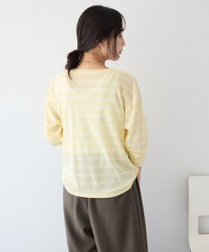 CRAFT STANDARD BOUTIQUE シアーボーダーヘンリーネックロンT