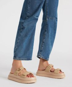 STEVE MADDEN BIGSCHMONA-J 厚底ダブルベルトサンダル