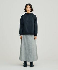 J.PRESS YORK STREET 【WOMEN】NEEDLE JERSEY ボトルネックプルオーバー