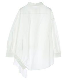 YECCA VECCA シアーMIXアシメシャツ