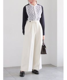 Te chichi 【WEB限定カラーあり】フロントレースブラウス