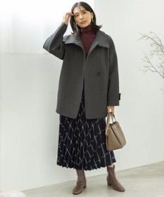 ANY 【10色展開/ウエストゴム】ウーリッシュフラノ プリーツスカート