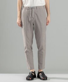 JOSEPH HOMME ＜新色追加＞新素材【通気性/ストレッチ】トリコサッカーストレッチ ドロスト付テーパードパンツ /  PEGG CONVERTIBLE