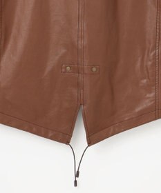 JOSEPH ABBOUD ベジタブルラムスキンレザーコート