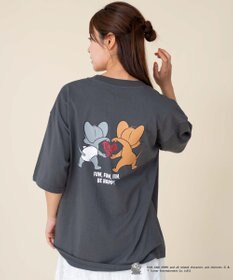 WEGO 【新柄追加/ユニセックス着用アイテム/SMLサイズ展開】TOMandJERRYグラフィックT（S）