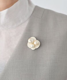 Pisceans グラデコットンパールブローチ