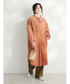 CRAFT STANDARD BOUTIQUE コーデュロイリブ付きワンピース