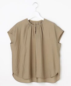 自由区 S 【セットアップ対応】エアリーツイルプルオーバー ブラウス