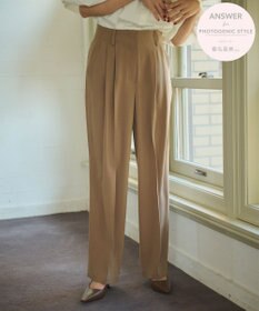 #Newans 2タックセンタープレスパンツ