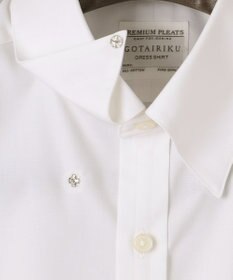 GOTAIRIKU 【形態安定】PREMIUMPLEATS_スナップダウン 通年ドレスシャツ