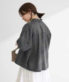 Green Parks ライトデニム５分袖シャツ