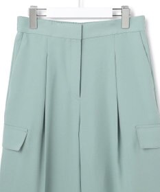 ICB FluidBackSatin ワイドストレートカーゴパンツ