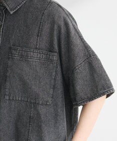 Green Parks ライトデニム５分袖シャツ