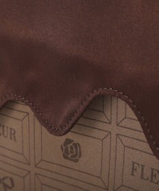 Maison de FLEUR FLEURチョコレートスクエアトートバッグ