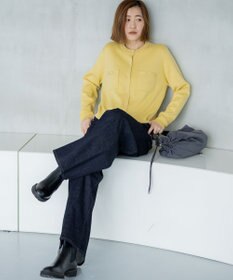 23区 L 【滝沢眞規子さん着用】コットンカシミヤ ポケット カーディガン