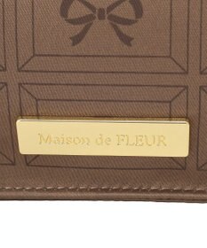 Maison de FLEUR FLEURチョコレートスクエアトートバッグ