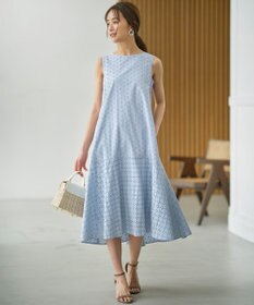 組曲 S 【WEB限定】エンブロイダリーレース ノースリーブワンピース