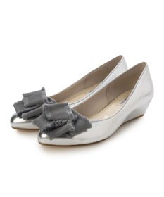 MODE ET JACOMO <MODE ET JACOMO>２WAYリボンコサージュウエッジパンプス