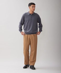 UNFILO MENS ライトウォーム ニットポロ