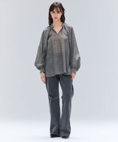 BEIGE， 【洗える・Oggi 11月号掲載】NAVIGLIO / フレアシルエットデニムパンツ