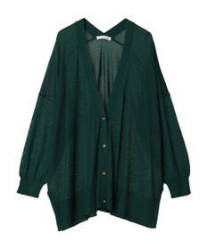 Green Parks 接触冷感シアーニットカーディガン